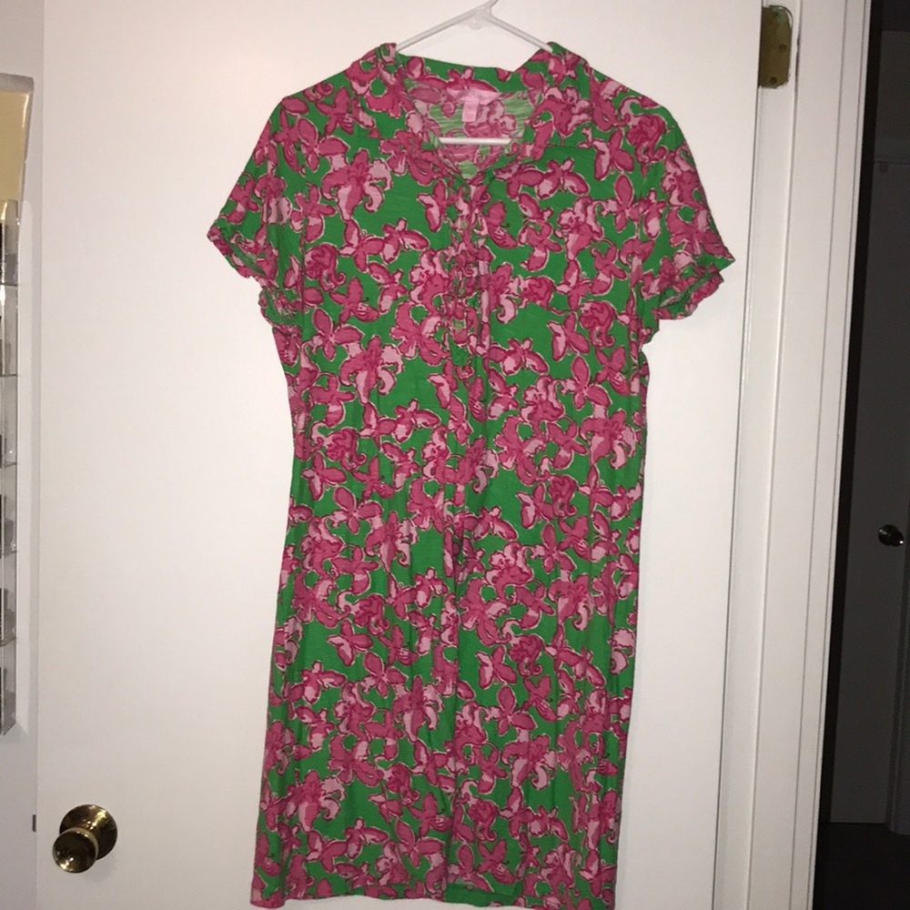 Pink and Green Lilly Pulitzer Dress